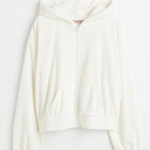 H&M Terry Hooded Jacket (NWT)